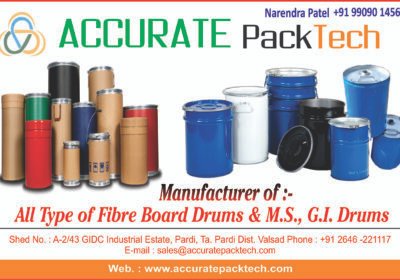 BARRELS-DRUMS-CONTAINERS-ACCURATE-PackTech-ANKLESHWAR