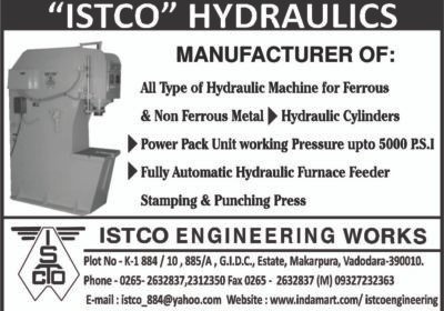 HYDRAULIC-MACHINERY-MFG.-PARTS-ISTCO-ENGG.-WORKS-VADODAR