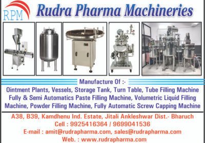 PHARMACEUTICAL-EQUIPMENT-Rudra-Pharma-Machineries-ANKLESHWAR