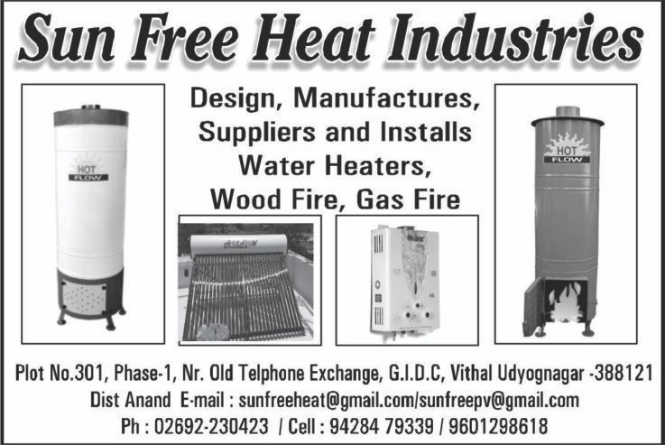 SOLAR ENERGY EQUIPMENT & SYSTEMS ( Sun Free Heat Industries
