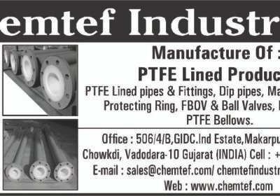 TEFLON-LI-NED-COMPONENTS-CHEMTEF-INDUSTRIES.-VADODARA